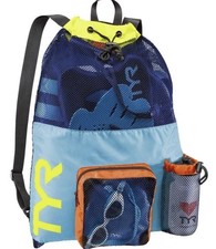 TYR Big Mesh Mummy Backpack-Blue / Yellow