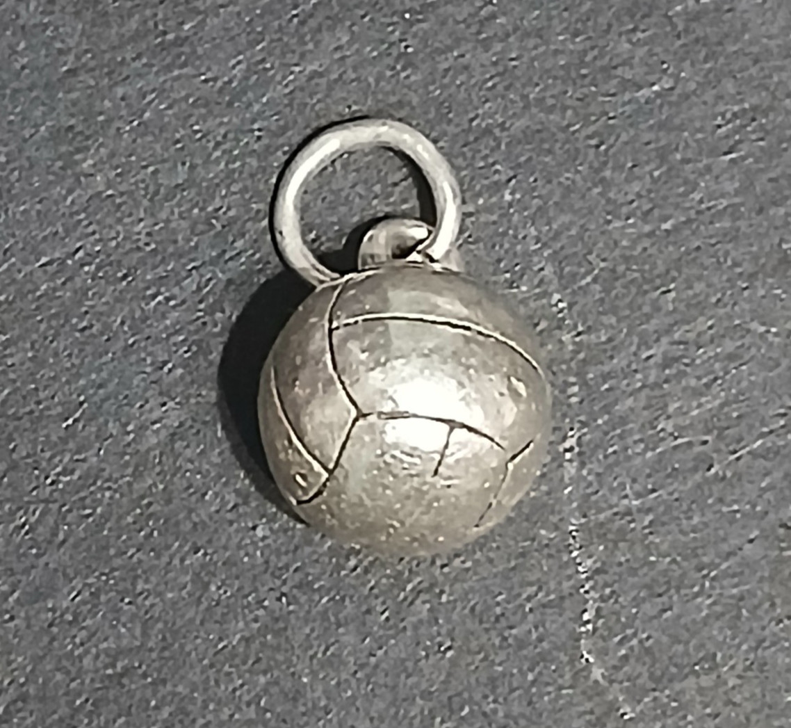 James Avery 3D Volleyball Charm 925 Sterling Silver