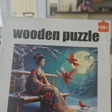 Wooden Jigsaw Puzzle for Adults 17+ - Geisha ...