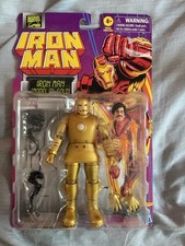 MARVEL LEGENDS IRON MAN MODEL 01-GOLD RETRO CARD HASBRO 6 ACTION FIGURE