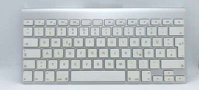 Apple Magic Wireless Keyboard A1314 Weiß QWERTZ Bluetooth 