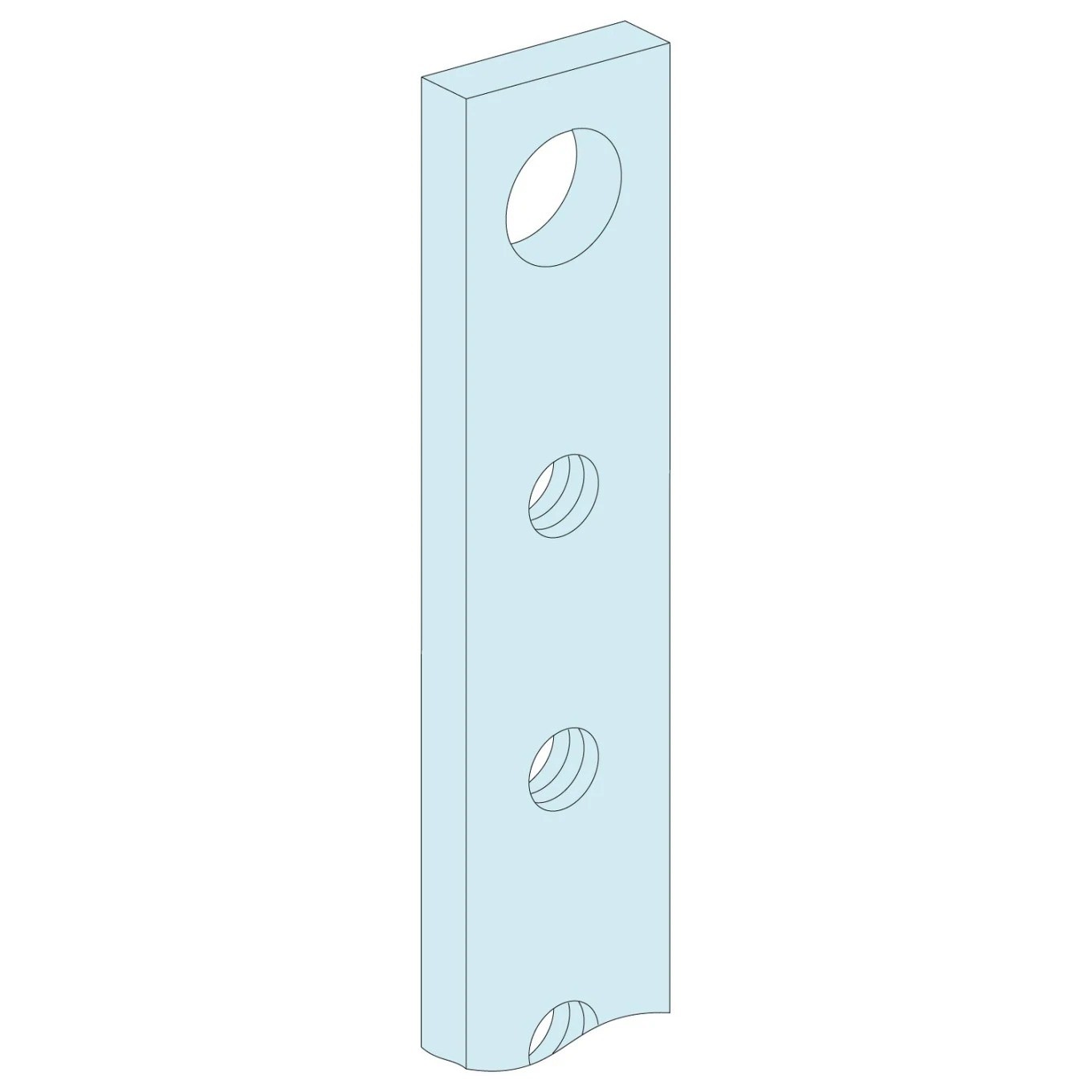 Prism set threaded rods 3/4P 160A 1400mm LVS04171/4pcs