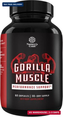 Extra Strength Testosterone Booster for Men - Natural Supplement for Men with Ho