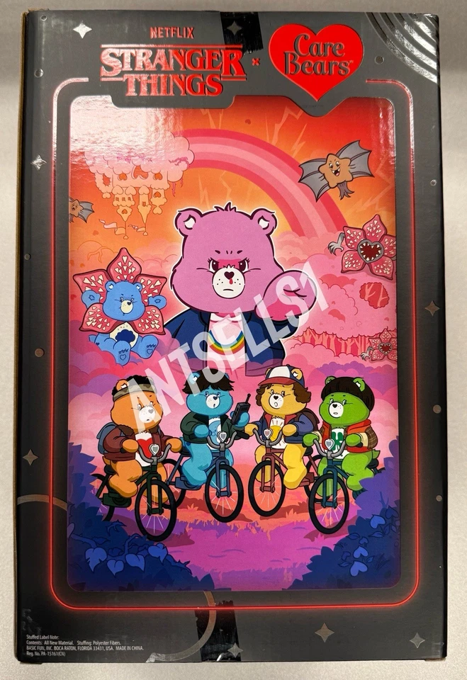 Stranger Things x Care Bears Grumpy Bear as the DEMOGORGON 12" PELÚCIA Envio Agora! - Imagem 2 de 2
