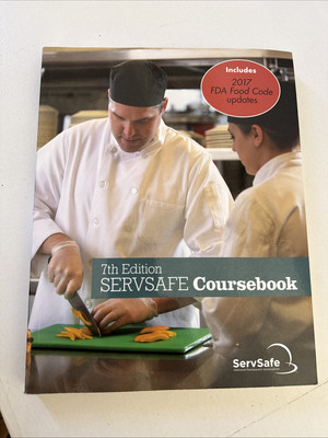 SERVSAFE COURSEBOOK 7TH - Hardcover, by National Restaurant Association - Good o