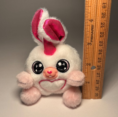 ZURU Rainbocorns Bunnycorn White Pink Sparkle Heart Plush Rabbit Surprise Bunny