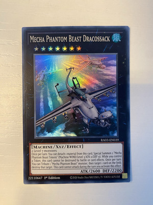Mecha Phantom Beast Dracossack - RA03-EN039 - Super Rare - 1st Edition - NM