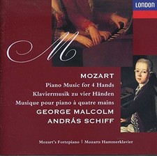 WOLFGANG A. MOZART GEORGE MALCOLM ANDRAS SCHIFF - Piano Music For 4 Hands - CD