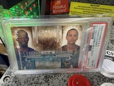 2009-10 Panini Rookies & Stars Stephen Curry Rookie Studio SP RC Gold /500 PSA 8