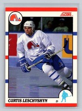 1990-91 Score Canadian #92 Curtis Leschyshyn RC Quebec Nordiques