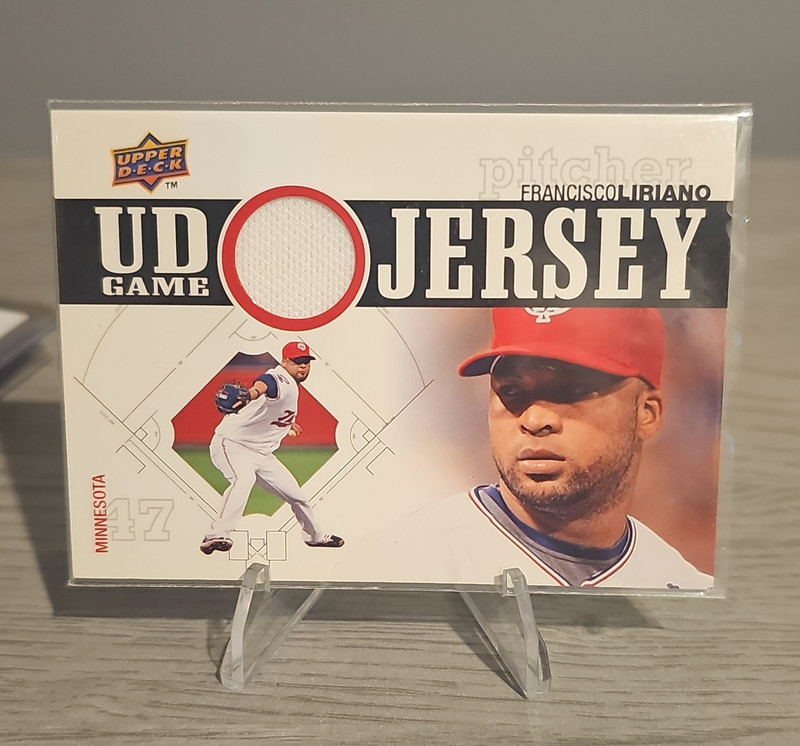 Upper Deck 2010 UD Game Jersey Memorabilia Francisco Liriano Twins #UDGJ-FL