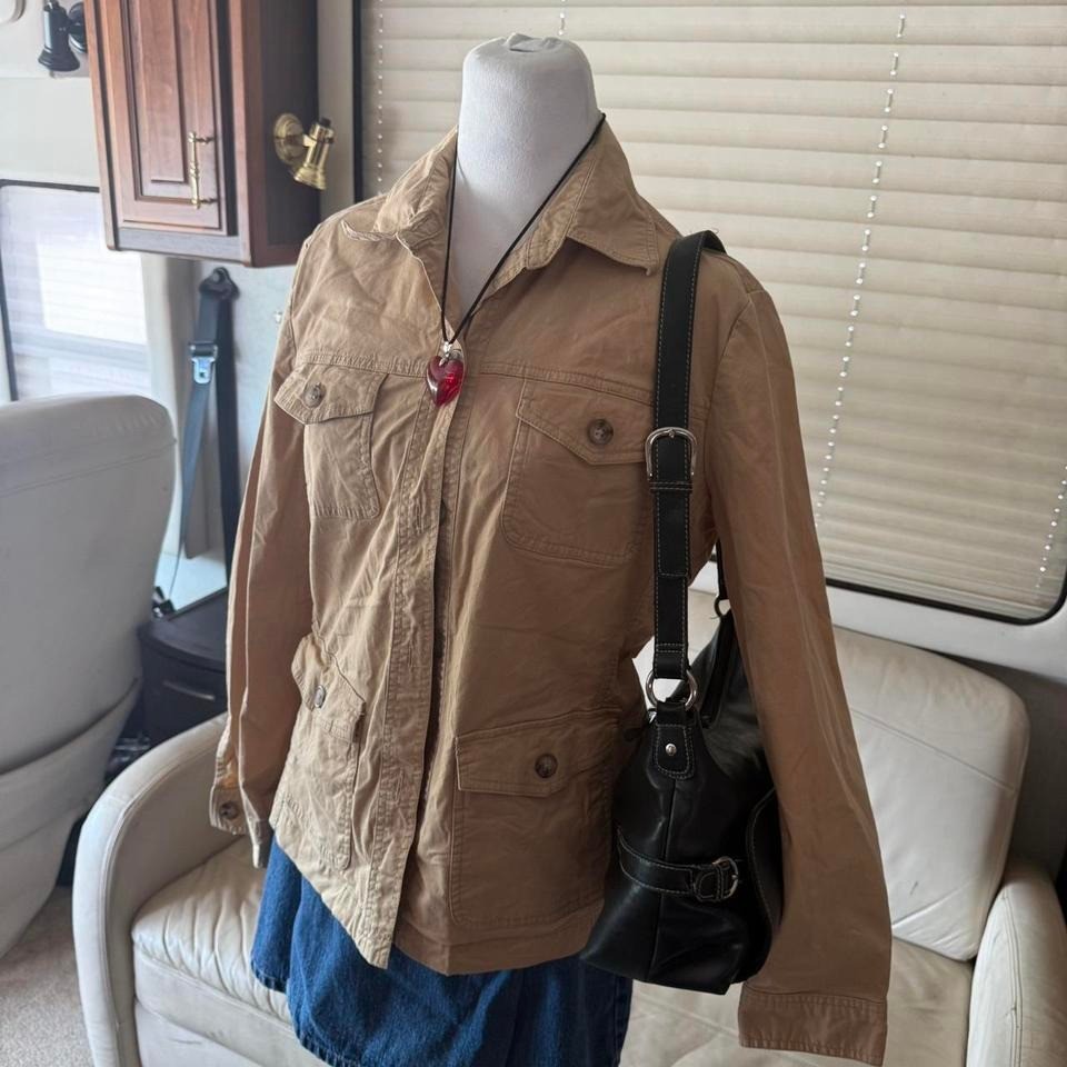 90's fall button up jacket - image 4