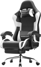 Dowinx Ergonomic Gaming Chair with Footrest, Heavy Duty 330lbs Office Chair, Mas