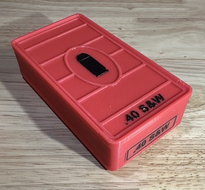 Stackable .40 S&W Ammo Box 50rd Capacity (3 Pack)