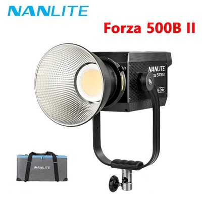 Nanlite Forza 500BII LED Spotlight Portable Studio Photography Light 2700K-6500K