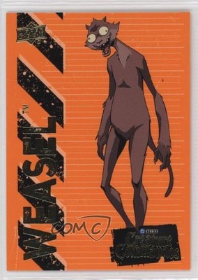 2025 Upper Deck DC Creature Commandos Orange Neon /400 Weasel #6 0x04