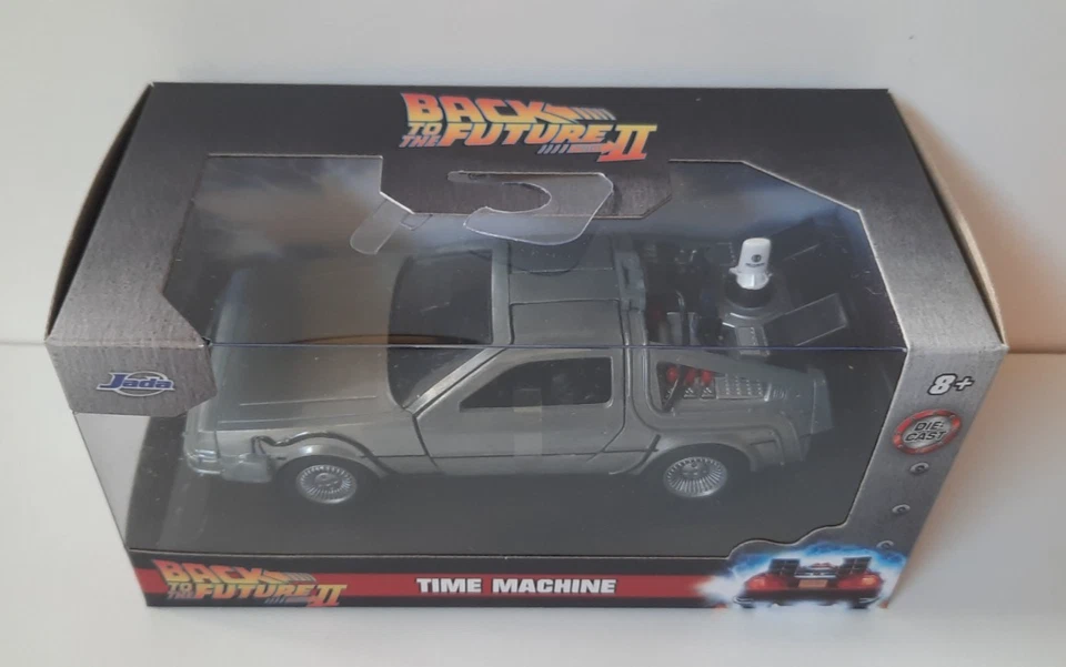 Time Machine Back to the future 2 Ritorno al futuro Jada Toys scala 1:32 maclama - Immagine 3 di 4