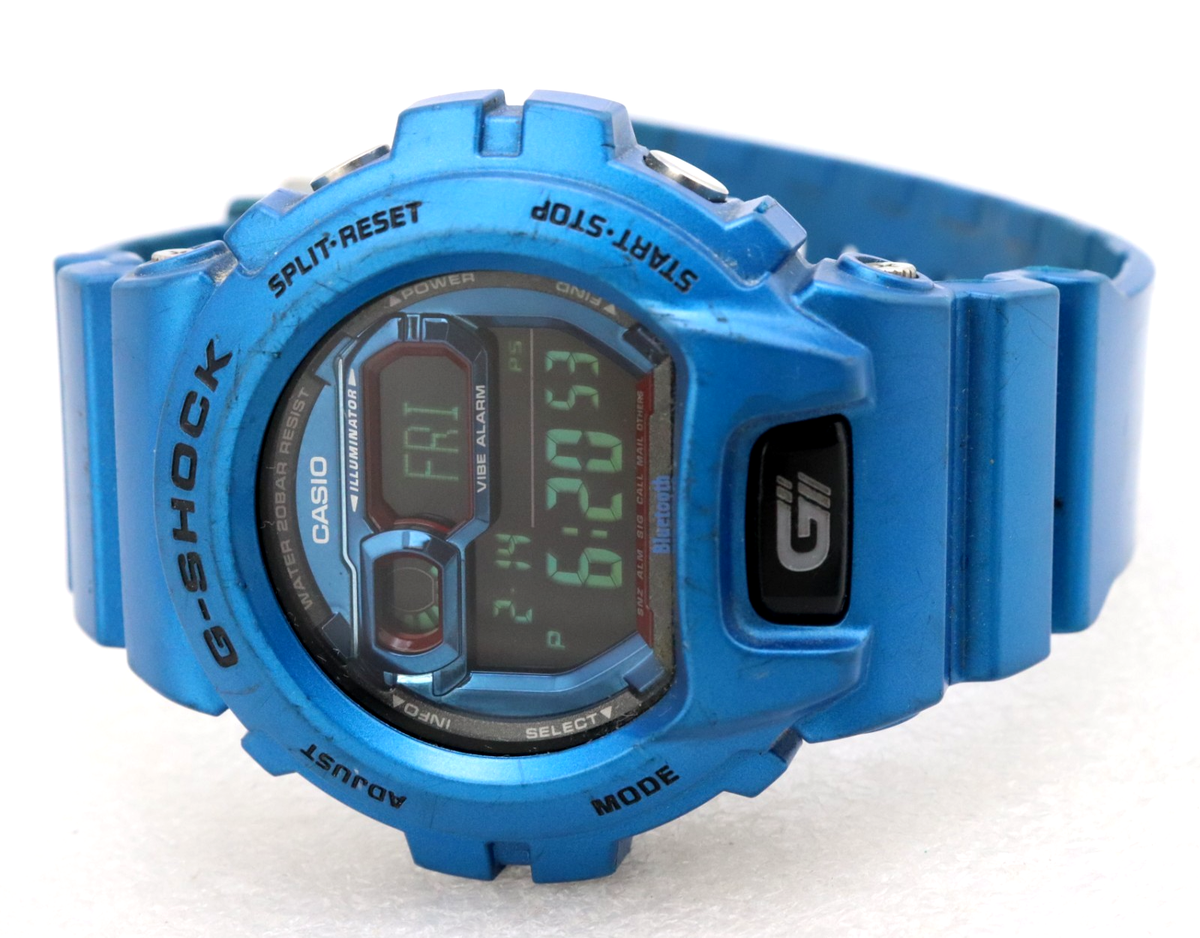 【希少・レア】G-SHOCK GB-X6900B ブルー Working Rare Mens Metallic Blue Casio G-Shock GB-X6900B Tested