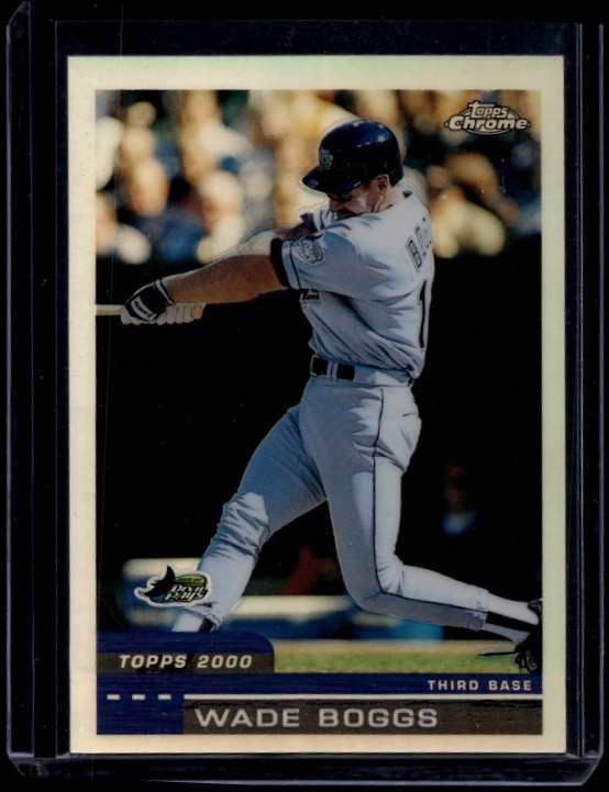 2000 Topps Chrome Baseball Wade Boggs #3 Refractors
