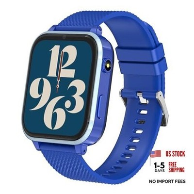 Kids Watch with GPS Tracker, 4G Kids Smart Watch Boys Age 5-12, Kid Cell Blue