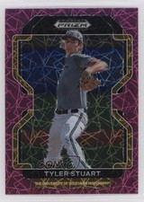 2022 Panini Prizm Draft Picks Neon Pink Velocity Prizm Tyler Stuart #PDP179 1n0