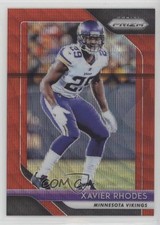 2018 Panini Prizm Red Wave Prizm 42/149 Xavier Rhodes #77 1u6