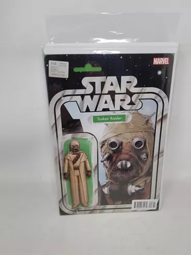 STAR WARS v3 #8 2015 Marvel 8.5 John Tyler Christopher Action Figure Variant