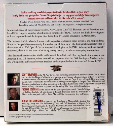Sniper Elite : One-Way Trip by Scott McEwen ( 2013, Audio CD, Unabridged ) NEW ! - Picture 2 of 6