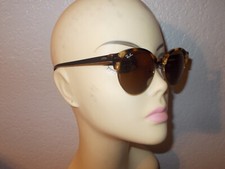 Ray Ban RB 4246 1160 Havana Black Gold Frame Brown Glass Lenses Sunglasses