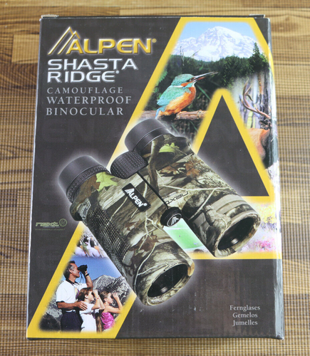 Alpen Shasta Ridge 10x42 Waterproof Binoculars #391-G1SR Camo