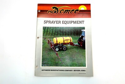 Vintage 1980's Demco Sprayer Equipment Dealer Brochure Catalog No 38