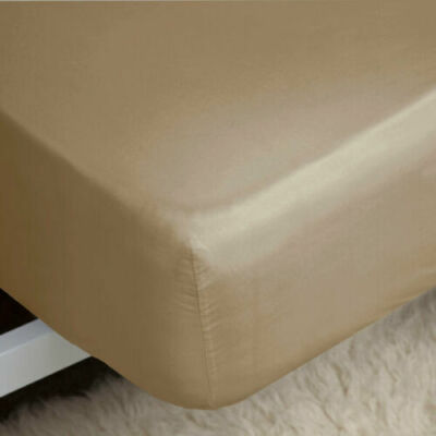 Belledorm Easycare Polycotton Perkal 200 Fadenzahl 11'' Spannbetttuch - Nussbaum