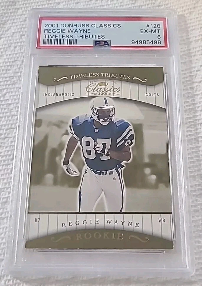 Reggie Wayne Donruss Classics #126 Timeless Tributes