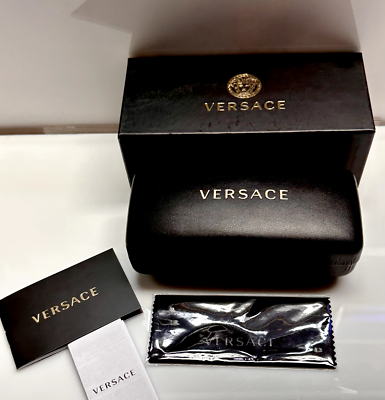 Versace Sunglasses Leather Hard Case ONLY with MicroFiber  display picture 1