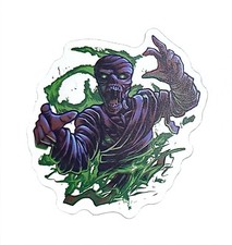 Scary Undead Monster Zombie Demon Clown Horror Vibrant Water Resistant Sticker