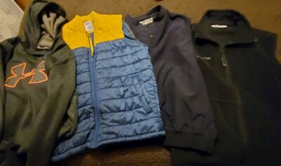 UA Zero Columbia lot of 4 Jackets Mixed Set Excellent Condition