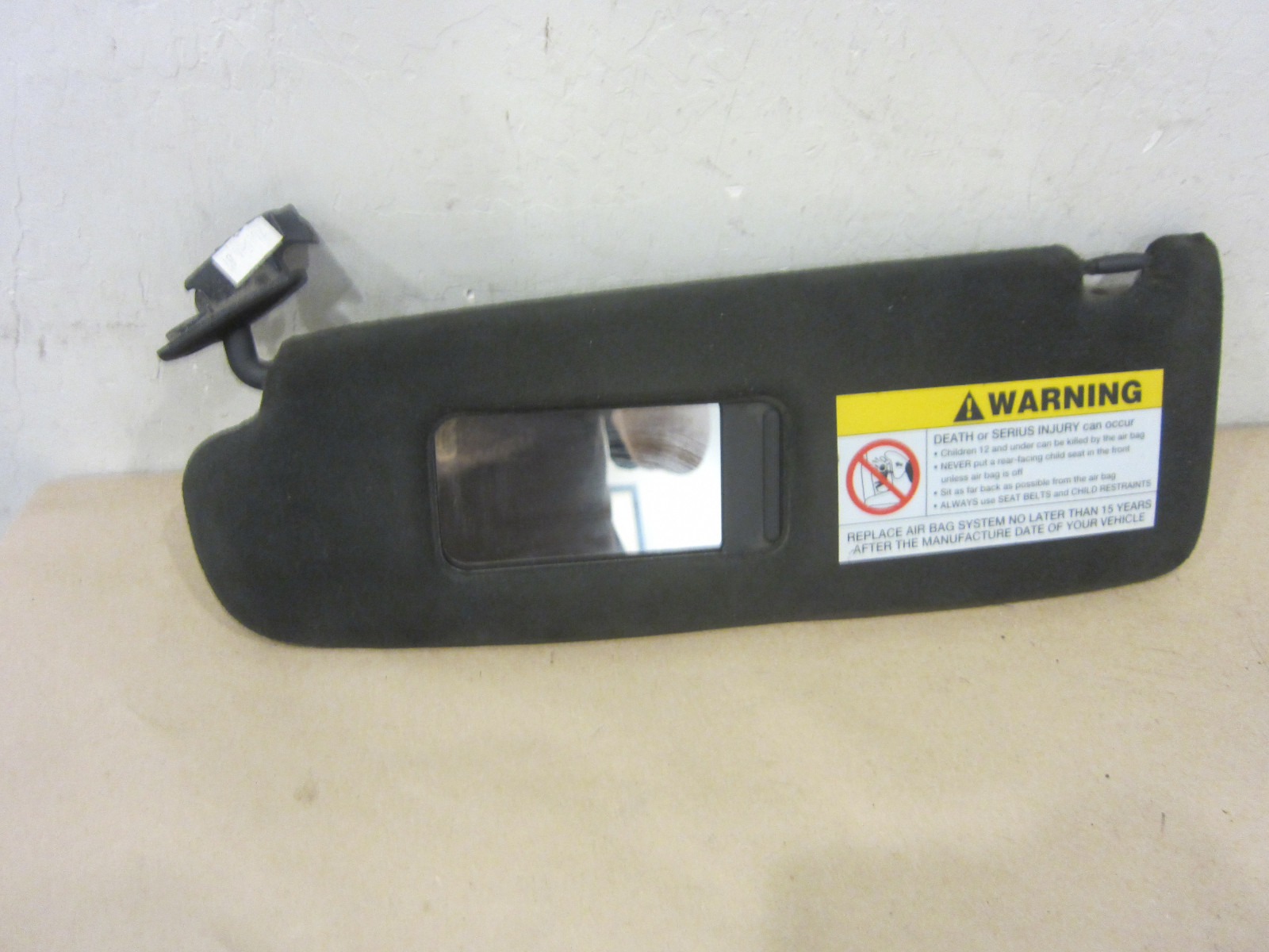 Lamborghini Gallardo - LH Sun Visor / Alcantara / Mirror - P/N 408857551