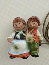 Mecki Figur P&auml;rchen sehr alt - Lampe Rauchverzehrer ***Rarit&auml;t ***