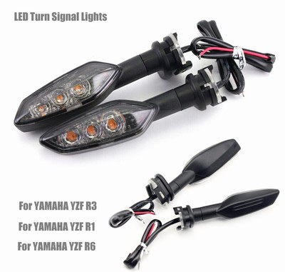 For YAMAHA YZF R3 YZF R6 YZF R1 R25 R15 LED Turn Signal Lights Indicator Lamps