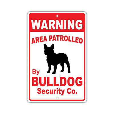 MetalPaws French Bulldog Vintage Metal Sign