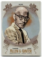 2021 TOPPS ALLEN & GINTER CHROME DANIEL KIM #222