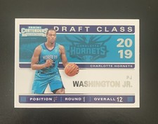 2019-20 Contenders Basketball PJ Washington Jr Rookie Draft Class of 2019 Hornet