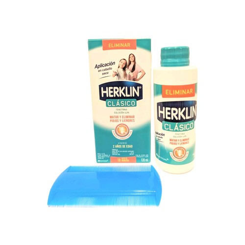 Herklin Shampoo 4oz For Lice Shampoo Mata Piojos 120ml - Picture 3 of 3