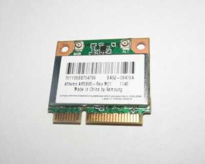 Atheros Samsung Wireless Half Card AR5B95 BA92-08418A (K35-18)
