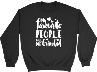 My Favourite People Call me Grandad Herren Sweatshirt Pullover