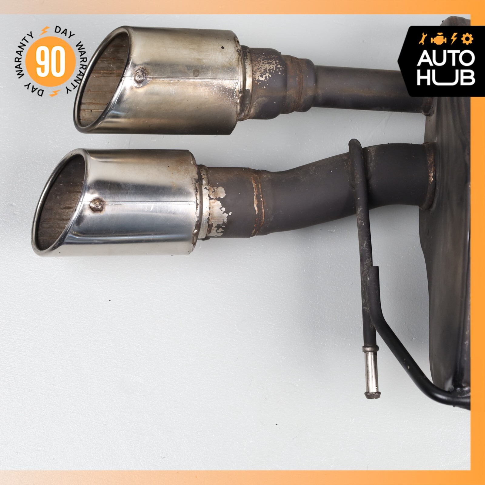 Maserati Quattroporte M139 Exhaust Mufflers Dual Tips Left & Right Side Set 51k