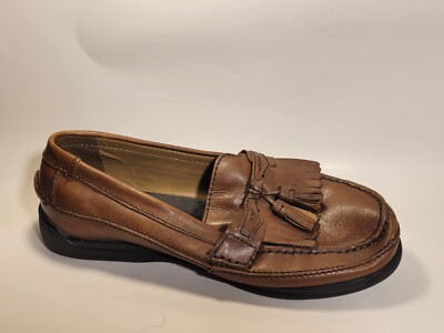 Dockers Brown Leather Kiltie Tassel Moc Toe Casual Loafer men\'s size 10w wide Dockers Men main image 4