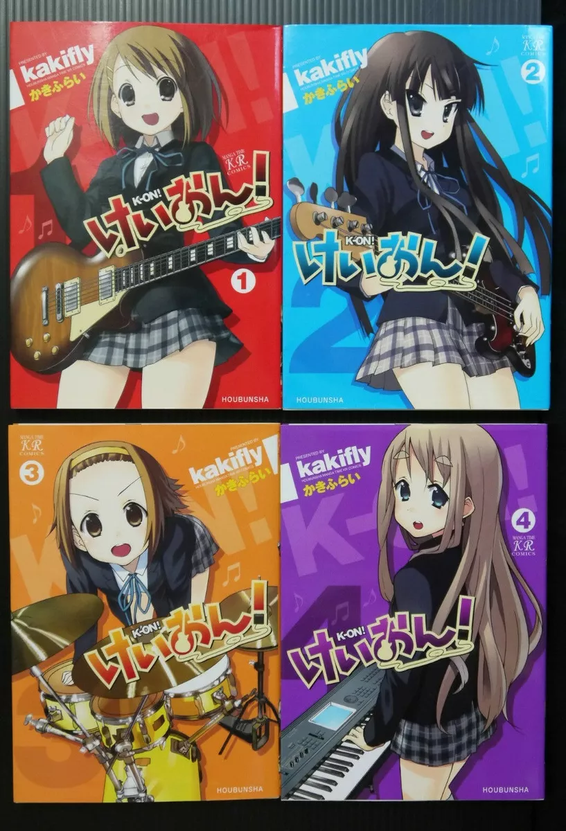 K-ON! VOL.1-4 Complete set Comics Manga Anime Kakifly HOUBUNSHA