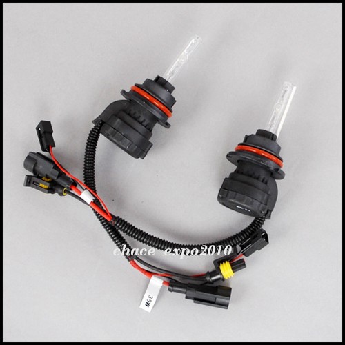 HID Headlight Bi-Xenon 9007-3 12000K Hi/Lo 35W Bulbs + Relay Wire Harness #JAU - Picture 2 of 6