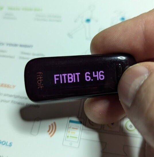 Fitbit One Battery Replaced 6.46 *Device Only* See Description Firmware Locked